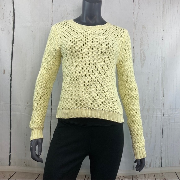 Andrea Jovine pale yellow knit sweater - Picture 1 of 5